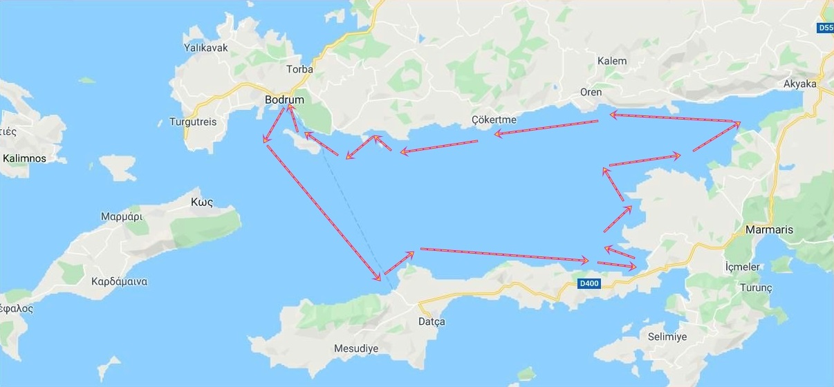 Bodrum - Gokova - Bodrum