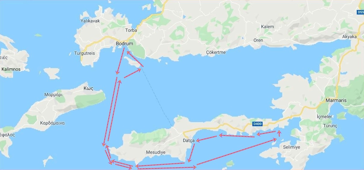 Bodrum - Hisaronu - Bodrum