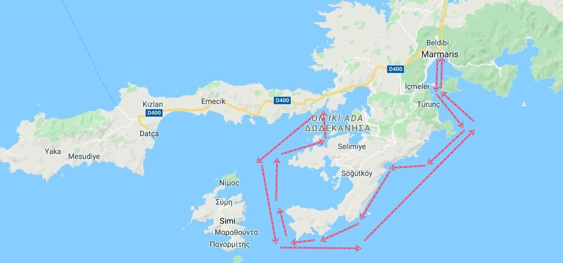 Marmaris - Hisaronu - Marmaris